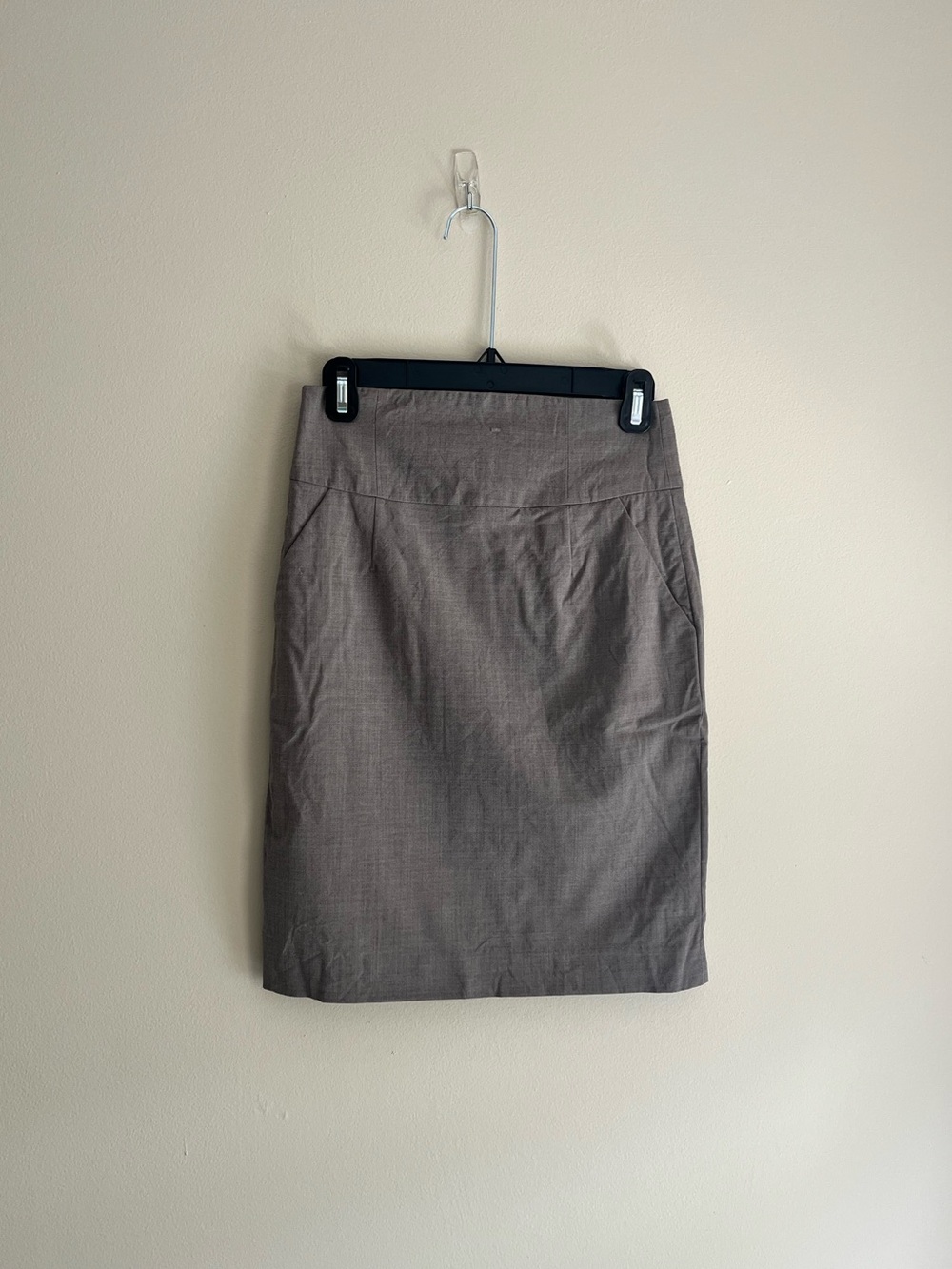 Banana Republic Heather Gray Office Pencil Skirt Size 0